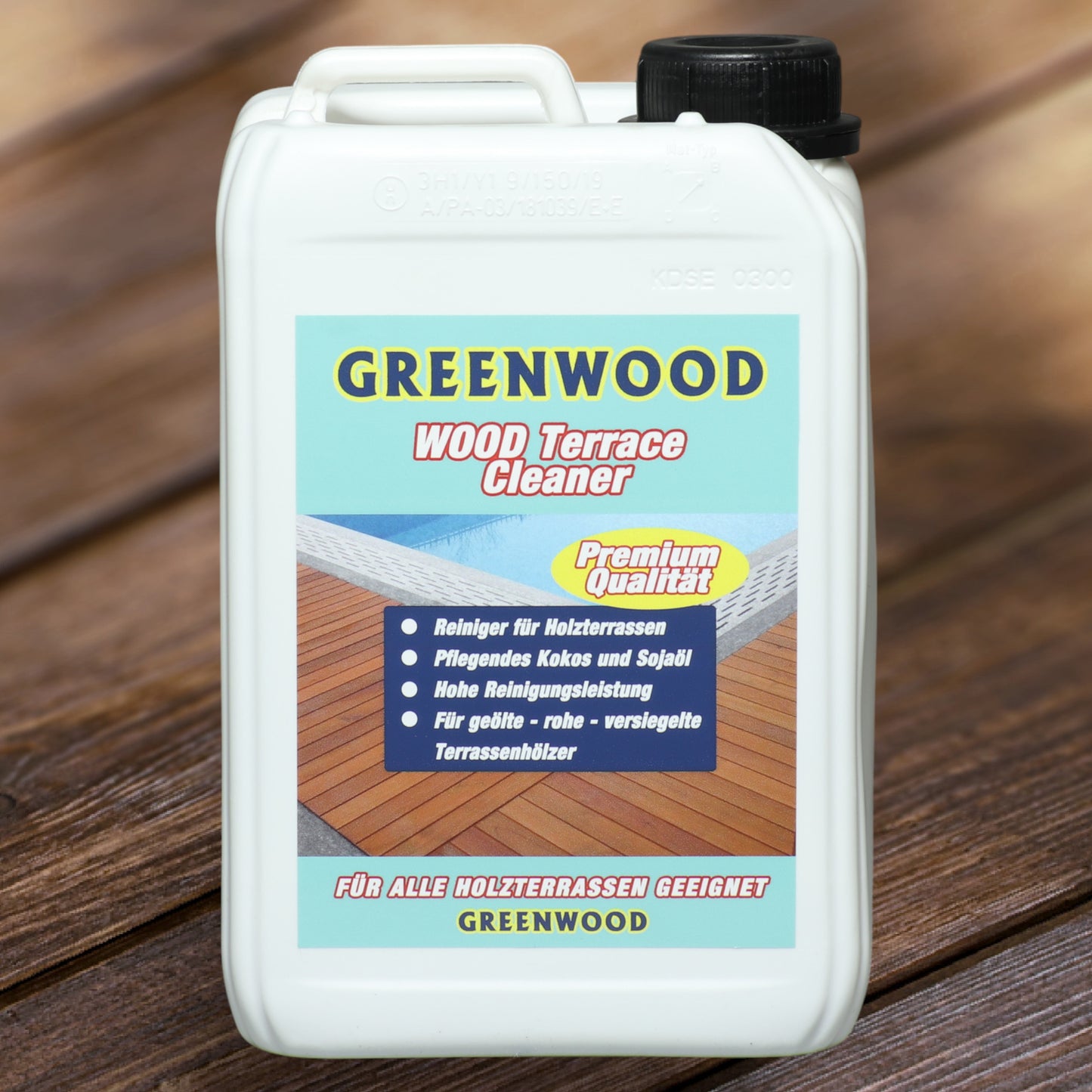 Houten terrasreiniger van Greenwood 3 l