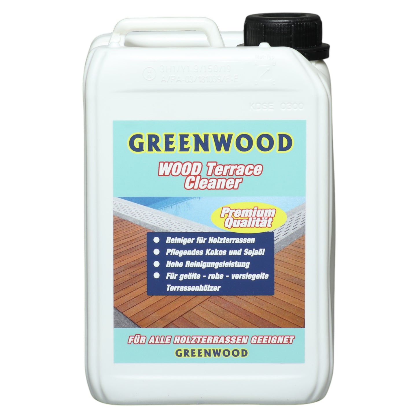 Houten terrasreiniger van Greenwood 3 l