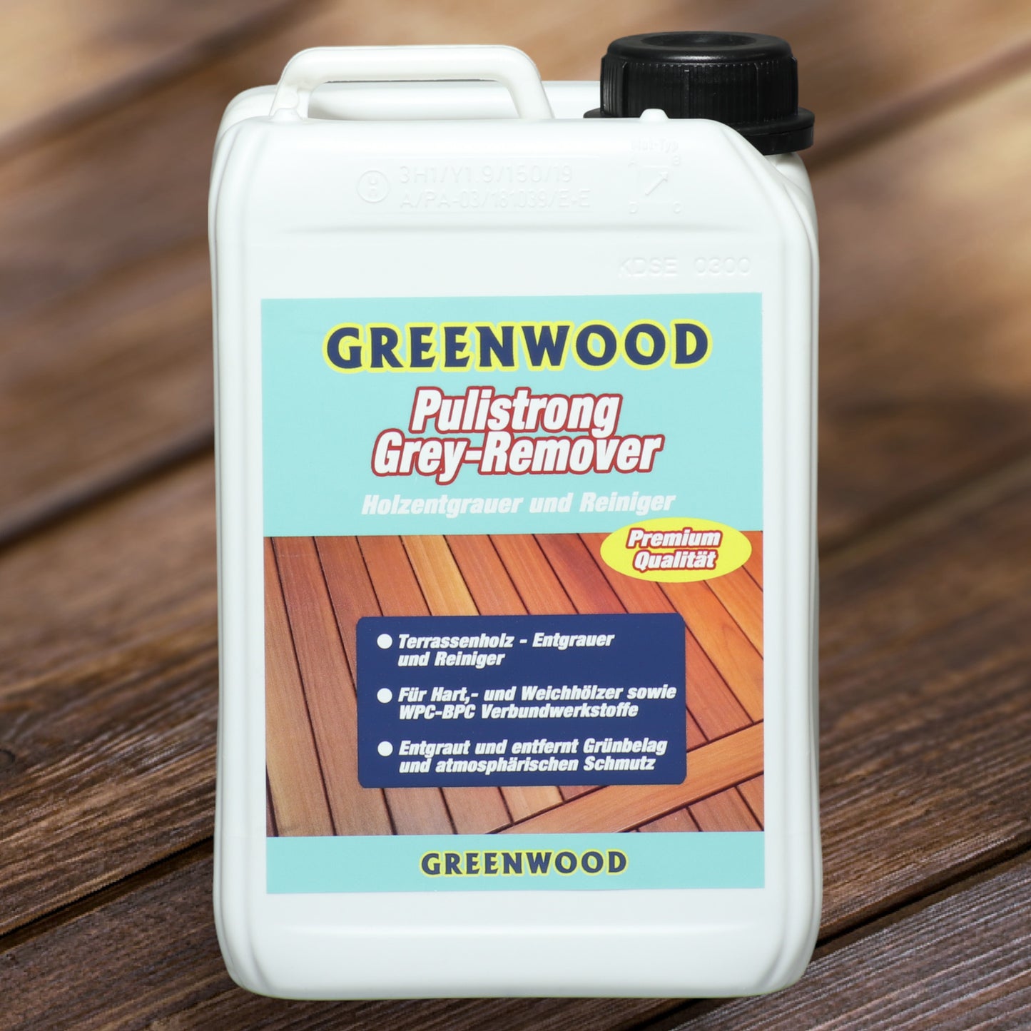 Pulistrong Grey-Remover Degreying 3 l - Houten vlonders en WPC Remover