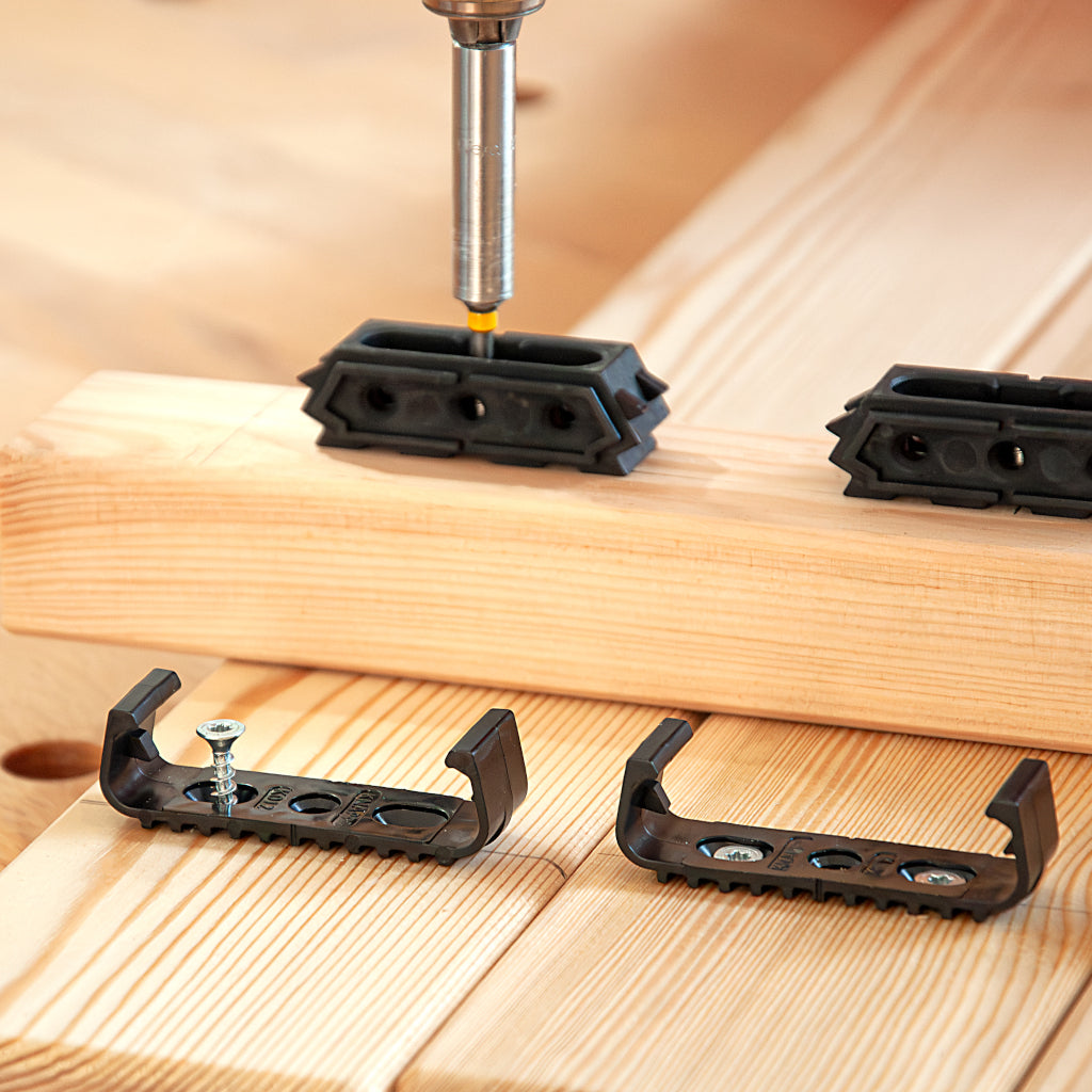 KNAPP DEKLICK®-set met schroefklemmen, 250 stuks.