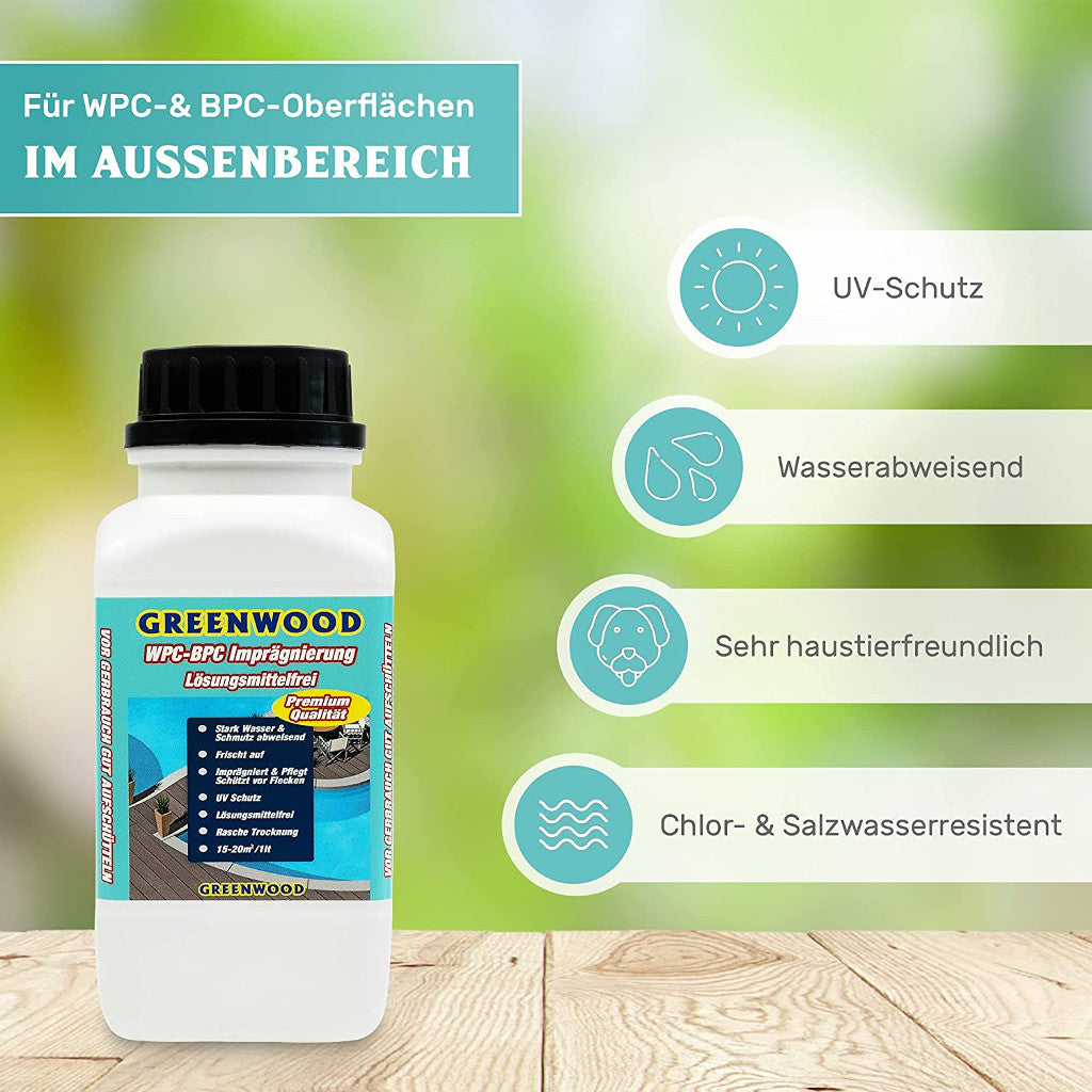 Greenwood WPC Impregnering 750 ml ECO vrij van oplosmiddelen