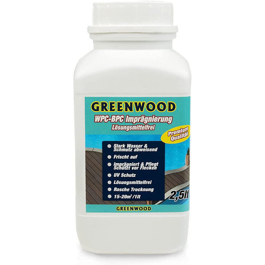 Greenwood WPC Impregnering 2,5 l ECO vrij van oplosmiddelen